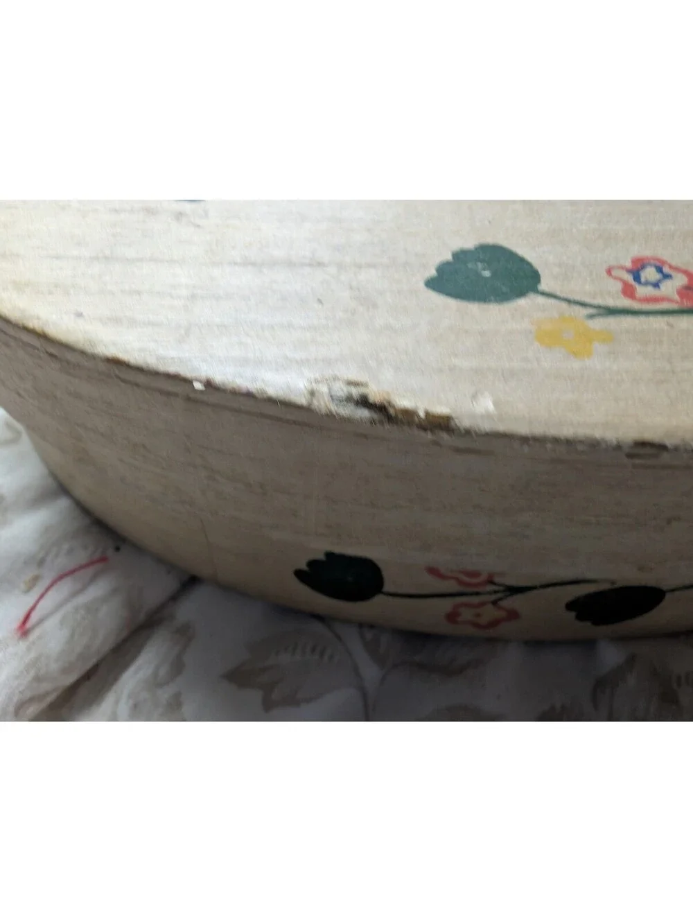 Vintage Early American Old Spice Shulton Decorative Oval Box